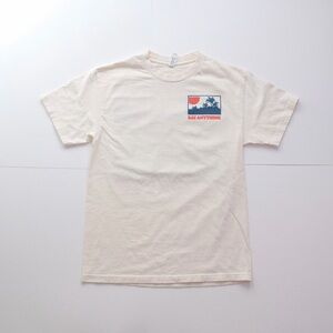 Say Anything Is A Real Band Tee Shirt - Cream Men's Medium M